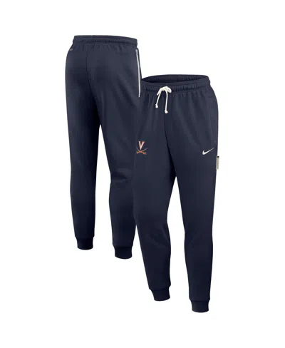 Nike Men's Navy Virginia Cavaliers 2025 Sideline Performance Taper Pants In Blue