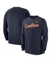 Nike Men's Navy Virginia Cavaliers Club Fleece Pullover Sweatshirt In Navy