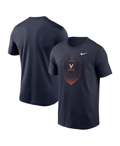 Nike Men's Navy Virginia Cavaliers Legend T-shirt In Gray