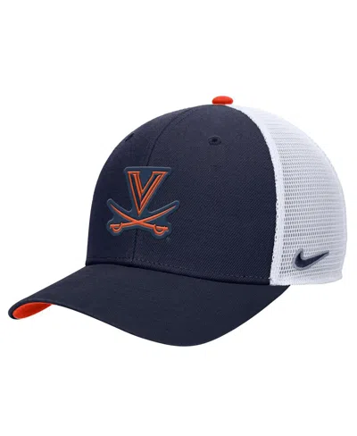 Nike Men's Navy Virginia Cavaliers Rise Adjustable Trucker Hat