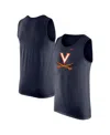 Nike Men's Navy Virginia Cavaliers Tank Top In Navy