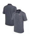 Nike Men's Navy Virginia Cavaliers Victory Stripe Performance Polo Shirt In Blue