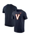 Nike Men's Navy Virginia Cavaliers Vintage Core T-shirt In Navy