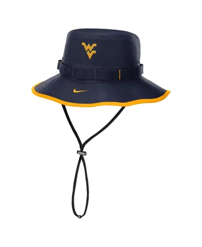 Nike Men's Navy West Virginia Mountaineers 2024/25 On-field Apex Performance Boonie Bucket Hat