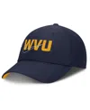 Nike Men's Navy West Virginia Mountaineers Club Prep Performance Adjustable Hat In Blue