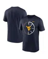 Nike Navy West Virginia Mountaineers Legend Basketball Icon Performance T-shirt In Navy
