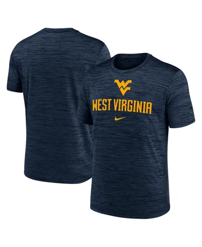 Nike Men's Navy West Virginia Mountaineers Primetime Velocity T-shirt