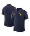 Nike Men's Navy West Virginia Mountaineers Primetime Victory Legacy Vault Logo Performance Polo Shirt In Navy