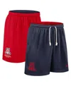 Nike Men's Navy/red Arizona Wildcats 2025 Sideline Reversible Performance Shorts In Red