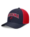 Nike Men's Navy/red Arizona Wildcats Legacy Arch Rise Performance Trucker Adjustable Hat In Multi