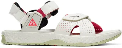Pre-owned Nike Men's  Acg Air Deschutz Sneakers In Sail/black/spruce Aura In Multi