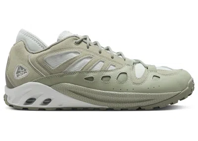 Pre-owned Nike Men's  Acg Air Exploraid Dark Stucco Sneakers In Jade Horizon/light Silver/light Orewood Brown In Multi