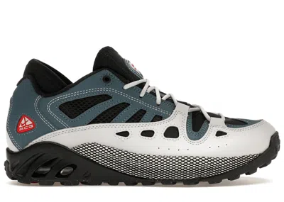 Pre-owned Nike Men's  Acg Air Exploraid Neutral Grey Sneakers In Ash Green/varsity Red/black