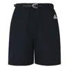 Nike Men's  Acg Alphabet Solid Color Breathable Casual Sports Shorts Black