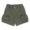 Nike Men's  Acg Logo Lacing Waterproof Multiple Pockets Shorts Military Green In Gray