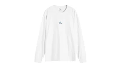 Pre-owned Nike Men's  Acg Lungs T-shirt In Summit White/black In Multi