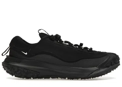 Pre-owned Nike Men's  Acg Mountain Fly 2 Low Comme Des Garcons Homme Plus Sneakers In Black/white