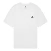 Nike Acg Embroidered Logo Sports Short Sleeve White In White