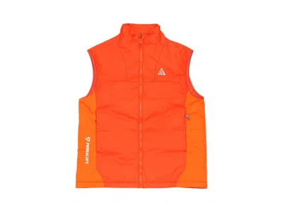 Pre-owned Nike Men's  Acg Thermafit Adv Vest In Orange