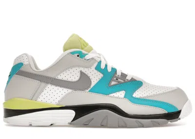 Pre-owned Nike Men's  Air Cross Trainer 3 Low Citron Sneakers In White/neutral Grey/teal Nebula