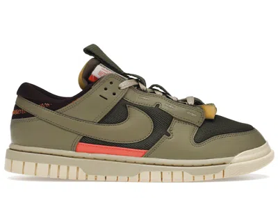 Pre-owned Nike Men's  Air Dunk Jumbo Sneakers In Medium Olive/neutral Olive/earth