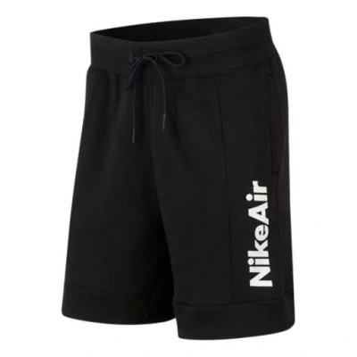 Nike Men's  Air Fleece Colorblock Black Shorts