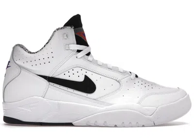 Pre-owned Nike Men's  Air Flight Lite Ii Mid (2021) Sneakers In White/black In Multi