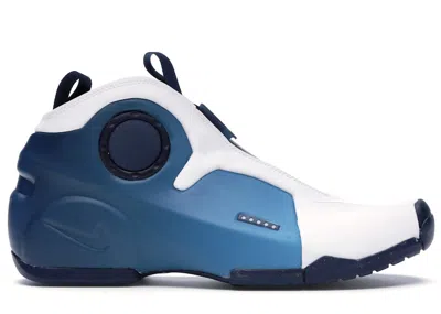 Pre-owned Nike Men's  Air Flightposite 2 Sneakers In White/navy Blue