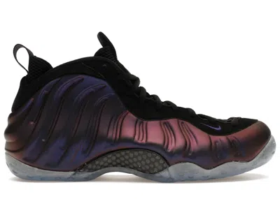 Pre-owned Nike Men's  Air Foamposite One Eggplant (2017) Sneakers In Black/varsity Purple