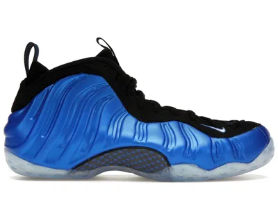 Pre-owned Nike Men's  Air Foamposite One International Blue Sneakers In Dark Neon Royal/white/black In Multi