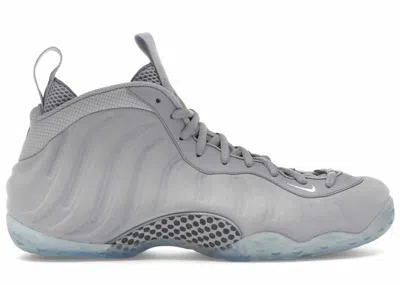 Pre-owned Nike Men's  Air Foamposite One Suede Sneakers In Wolf Grey/white In Multi