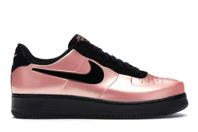 Pre-owned Nike Men's  Air Force 1 Foamposite Pro Cup Sneakers In Coral Stardust/black