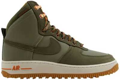 Pre-owned Nike Men's  Air Force 1 Hi Decon Military Boot Sneakers In Silver Sage/medium Olive In Multi