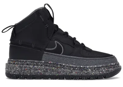 Pre-owned Nike Men's  Air Force 1 High Boot Nn Sneakers In Dark Smoke Grey/black