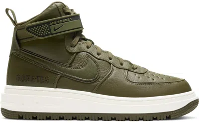Pre-owned Nike Men's  Air Force 1 High Goretex Boot Sneakers In Medium Olive/seal Brown/sail In Multi