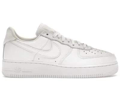 Pre-owned Nike Men's  Air Force 1 Low '07 Craft Quadruple Sneakers In White