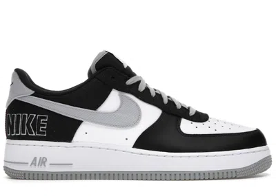 Pre-owned Nike Men's  Air Force 1 Low '07 Emb Raiders Sneakers In Black/flat Silver/white In Multi
