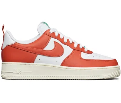 Pre-owned Nike Men's  Air Force 1 Low 07 Pojangmacha Sneakers In Mantra Orange/white In Multi