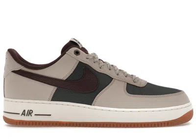 Pre-owned Nike Men's  Air Force 1 Low '07 Sneakers In Cream/earth/vintage Green