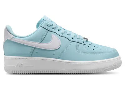 Pre-owned Nike Men's  Air Force 1 Low '07 Sneakers In Glacier Blue/white In Multi