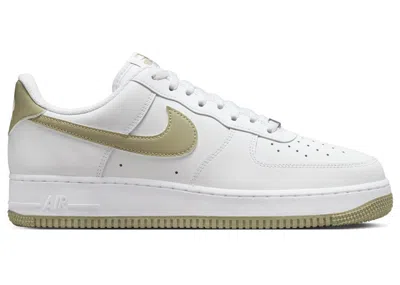Pre-owned Nike Men's  Air Force 1 Low '07 Sneakers In White/neutral Olive In Multi