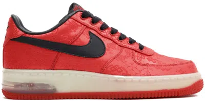 Pre-owned Nike Men's  Air Force 1 Low 1world Clot (special Box) Sneakers In Sport Red/black
