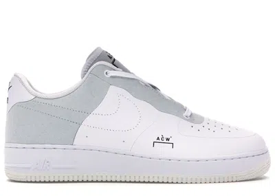 Pre-owned Nike Men's  Air Force 1 Low A Cold Wall Sneakers In White/black/light Grey In Multi