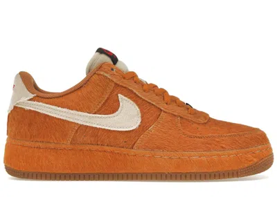 Pre-owned Nike Men's  Air Force 1 Low Halloween Savage Beast Sneakers In Ginger/overcast/black In Multi