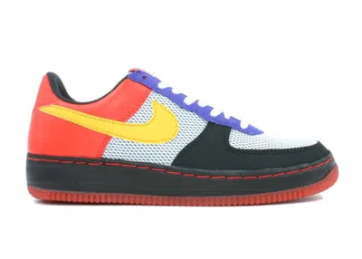 Pre-owned Nike Men's  Air Force 1 Low Inside Out Albis Pack (2005) Sneakers In Black/taxi/chile Red In Multi