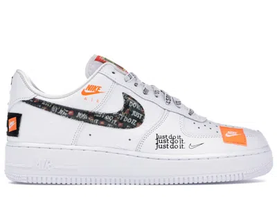 Pre-owned Nike Men's  Air Force 1 Low Just Do It Packsneakers In White/black