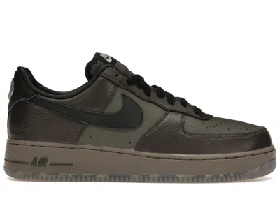 Pre-owned Nike Men's  Air Force 1 Low Paris Sneakers In Black Tea/petra Brown