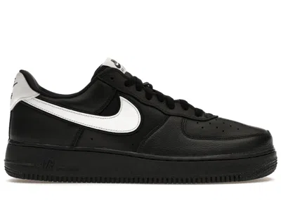 Pre-owned Nike Men's  Air Force 1 Low Qs Sneakers In Black/white