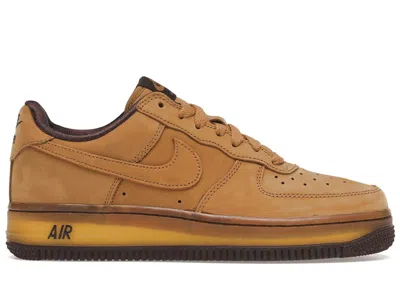 Pre-owned Nike Men's  Air Force 1 Low Sneakers In Wheat/dark Mocha In Brown