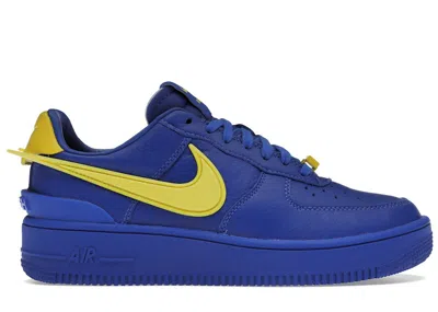 Pre-owned Nike Men's  Air Force 1 Low Sp Ambush Sneakers In Game Royal/varsity Maize